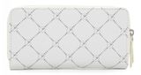 Tamaris Anastasia Zip Around Wallet White / White Tamaris Anastasia Zip Around Wallet White / White