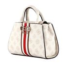 GUESS Nelka Mini Satchel Cream Logo GUESS Nelka Mini Satchel Cream Logo