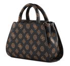 GUESS Nelka Mini Satchel Mocha Logo