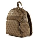 GUESS Power Play Tech Backpack Latte Logo GUESS Power Play Tech Backpack Latte Logo