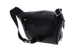 GUESS Milano Maxi Bumbag With Front Pocket Black GUESS Milano Maxi Bumbag With Front Pocket Black