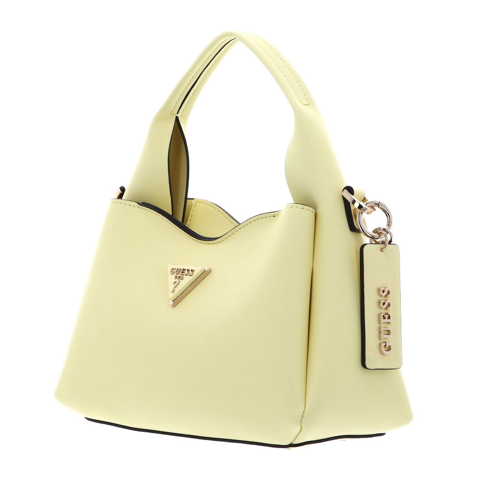 GUESS Iwona Top Zip Crossbody Body Pale Yellow GUESS Iwona Top Zip Crossbody Body Pale Yellow