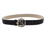 GUESS Emera Logo Adjustable Pant Belt W85 Coal Logo - kürzbar GUESS Emera Logo Adjustable Pant Belt W85 Coal Logo - kürzbar