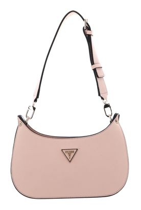 GUESS Meridian Mini Top Zip Shoulder Bag Light Peach