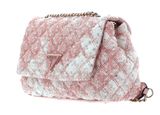GUESS Rainee Quilt Convertible Xbody Flap Pink GUESS Rainee Quilt Convertible Xbody Flap Pink