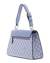 GUESS Hallie Top Handle Flap Lavendar Logo GUESS Hallie Top Handle Flap Lavendar Logo