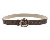 GUESS Emera Logo Adjustable Pant Belt W85 Latte Logo - kürzbar GUESS Emera Logo Adjustable Pant Belt W85 Latte Logo - kürzbar