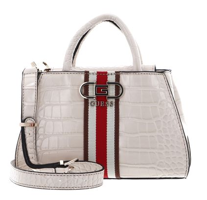 GUESS Nelka Mini Satchel Stone