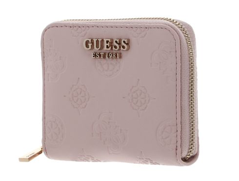 GUESS Jena SLG Zip Around Wallet S Pale Pink Logo