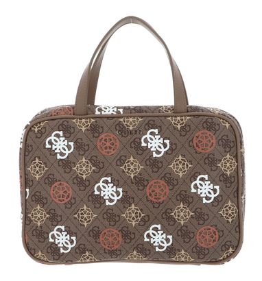 GUESS Travel Case Brown Multi