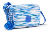 kipling Basic Print Abanu Crossbody M Diluted Blue