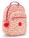 kipling Basic Print Seoul Backpack L Latin Cheetah kipling Basic Print Seoul Backpack L Latin Cheetah