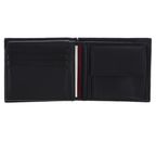 TOMMY HILFIGER TH Premium Leather CC and Coin Wallet Black TOMMY HILFIGER TH Premium Leather CC and Coin Wallet Black