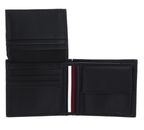 TOMMY HILFIGER TH Premium Leather CC and Coin Wallet Black TOMMY HILFIGER TH Premium Leather CC and Coin Wallet Black