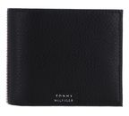 TOMMY HILFIGER TH Premium Leather CC and Coin Wallet Black TOMMY HILFIGER TH Premium Leather CC and Coin Wallet Black