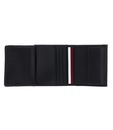 TOMMY HILFIGER TH Premium Leather Trifold Wallet Black TOMMY HILFIGER TH Premium Leather Trifold Wallet Black