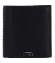 TOMMY HILFIGER TH Premium Leather Trifold Wallet Black TOMMY HILFIGER TH Premium Leather Trifold Wallet Black