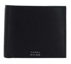 TOMMY HILFIGER TH Premium Leather Flap and Coin Wallet Black TOMMY HILFIGER TH Premium Leather Flap and Coin Wallet Black