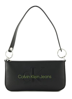 Calvin Klein CKJ Sculpted Shoulder Pouch Black / Sharp Green