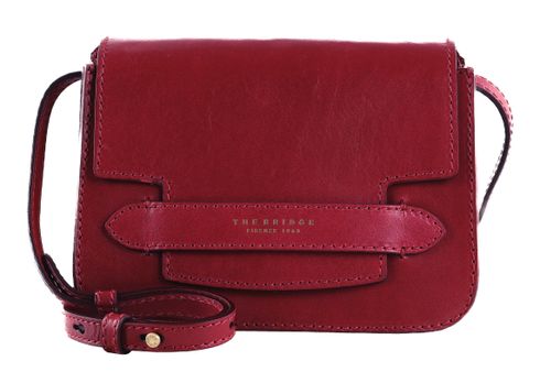 THE BRIDGE Lucrezia Shoulder Bag Berry abb. Oro