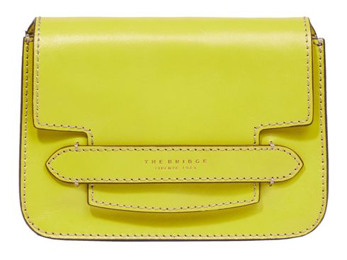 THE BRIDGE Lucrezia Crossbody Bag Lime With Gold