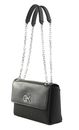 Calvin Klein Re-Lock Convertible Shoulder Bag Jacquard Black Jacquard Mono