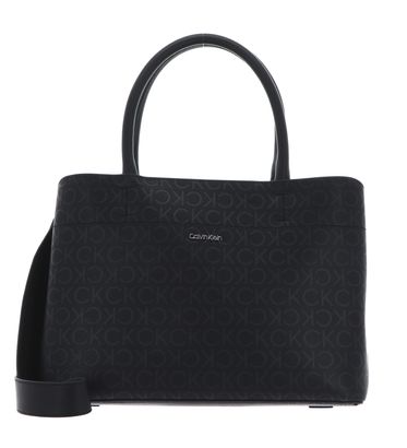 Calvin Klein CK Business Tote Epi Mono M Black Epi Mono