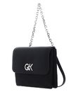 Calvin Klein Re-Lock Double Gusett Bag_JCQ Black Jacquard Mono