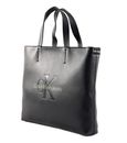 Calvin Klein CKJ Sculpted Mini Slim Tote 26 Mono Black / Sharp Green