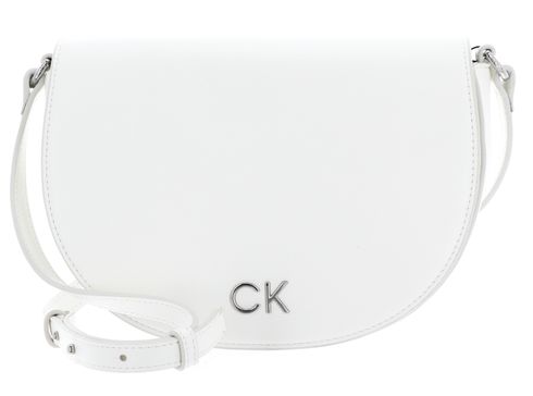 Calvin Klein CK Daily Saddle Bag Pebble White