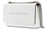 Calvin Klein CKJ Sculpted Sculpted EW Flap Conv25 Mono White / Silver Logo Calvin Klein CKJ Sculpted Sculpted EW Flap Conv25 Mono White / Silver Logo