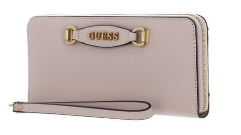 GUESS Emera Zip Around Wallet L Light Beige