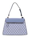 GUESS Hallie Top Handle Flap Lavendar Logo