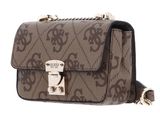 GUESS Eliette Logo Mini Convertible XBody Flap Latte Logo GUESS Eliette Logo Mini Convertible XBody Flap Latte Logo