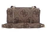 GUESS Eliette Logo Mini Convertible XBody Flap Latte Logo GUESS Eliette Logo Mini Convertible XBody Flap Latte Logo