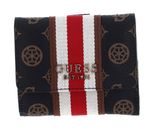 GUESS Nelka Card Case & Coin Purse Mocha Logo GUESS Nelka Card Case & Coin Purse Mocha Logo