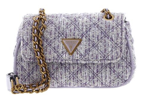 GUESS Giully Mini Convertible Crossbody Flap Lavender