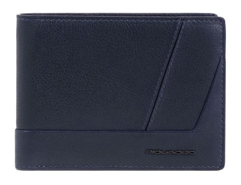 PIQUADRO Carl Men´s Wallet with Coin Case RFID Night Blue