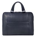 PIQUADRO Carl 2 Handle Briefcase 14" S Night Blue