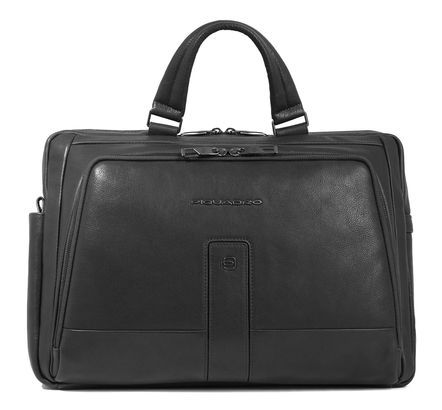 PIQUADRO Carl 2 Handle Briefcase 15,6" M Black