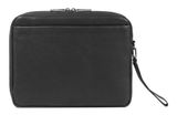 PIQUADRO Carl Leather Pochette Black PIQUADRO Carl Leather Pochette Black