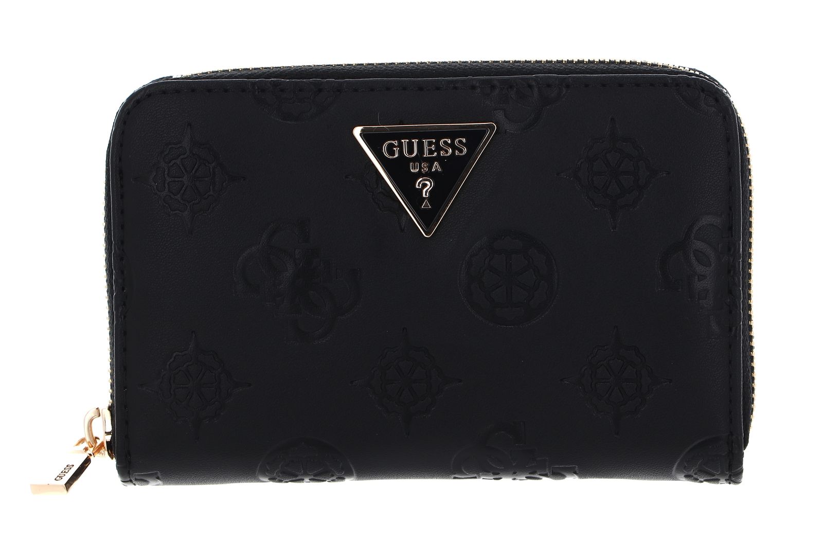 GUESS purse Jena Zip Around Wallet M Black Logo Buy bags purses