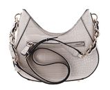 GUESS Nelka Top Zip Crossbody Stone GUESS Nelka Top Zip Crossbody Stone