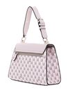 GUESS Hallie Top Handle Flap Light Pink Logo