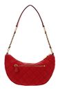 GUESS Giully Top Zip Shoulder Bag Red