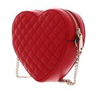 GUESS Rainee Quilt Heart Bag Red GUESS Rainee Quilt Heart Bag Red