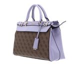 GUESS Sestri Logo Luxury Satchel Latte Logo / Lavender GUESS Sestri Logo Luxury Satchel Latte Logo / Lavender