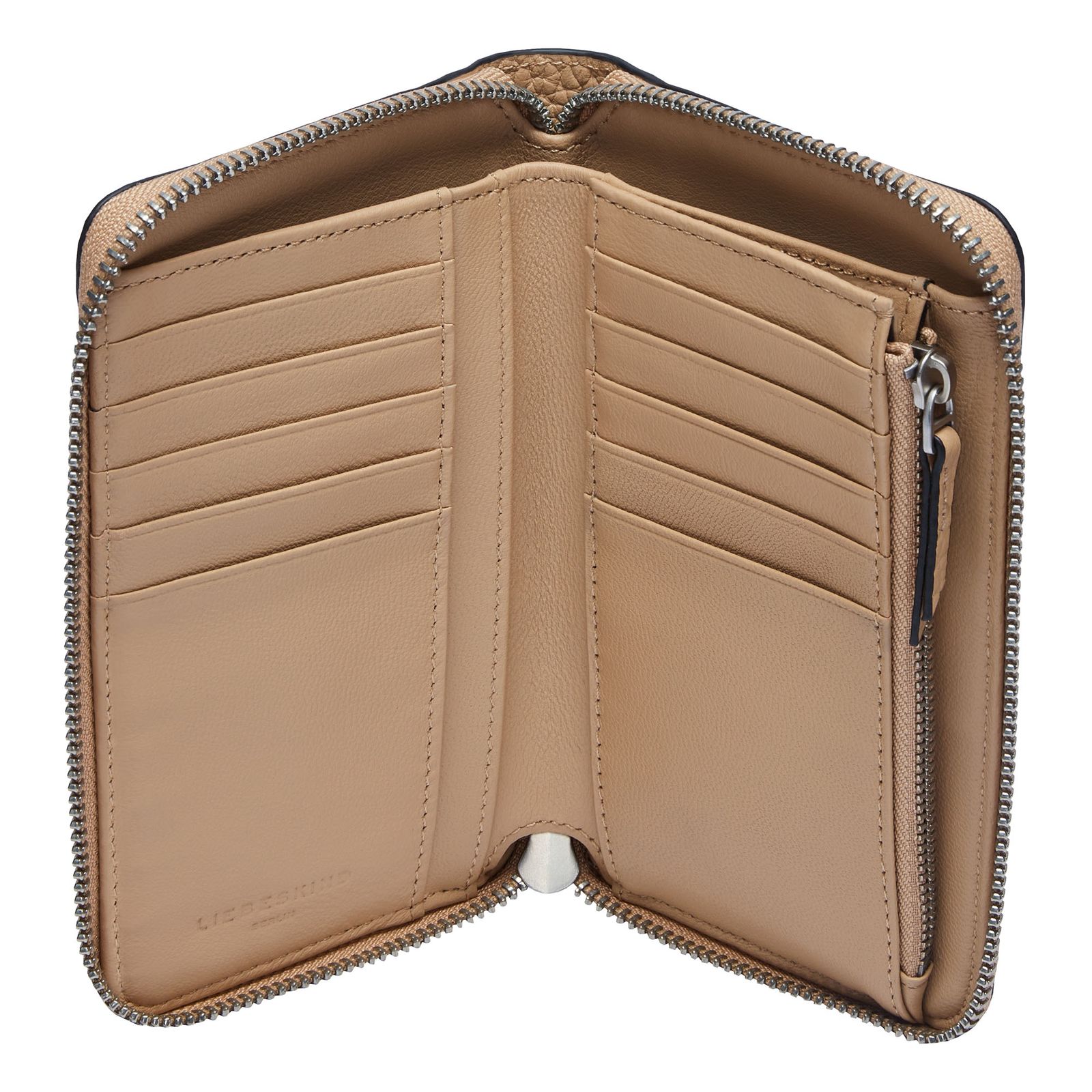 LIEBESKIND BERLIN Portafoglio Borsellino Gigi Ziparound In Pelle Naturale Sheep - Colore Blush (19x9x2.5 Cm)