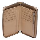 LIEBESKIND BERLIN Lilly Heavy Pebble Frieda Ziparound Wallet Sandy