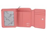 Golden Head Madrid RFID Protect Zipped Billfold Coin Wallet Coral